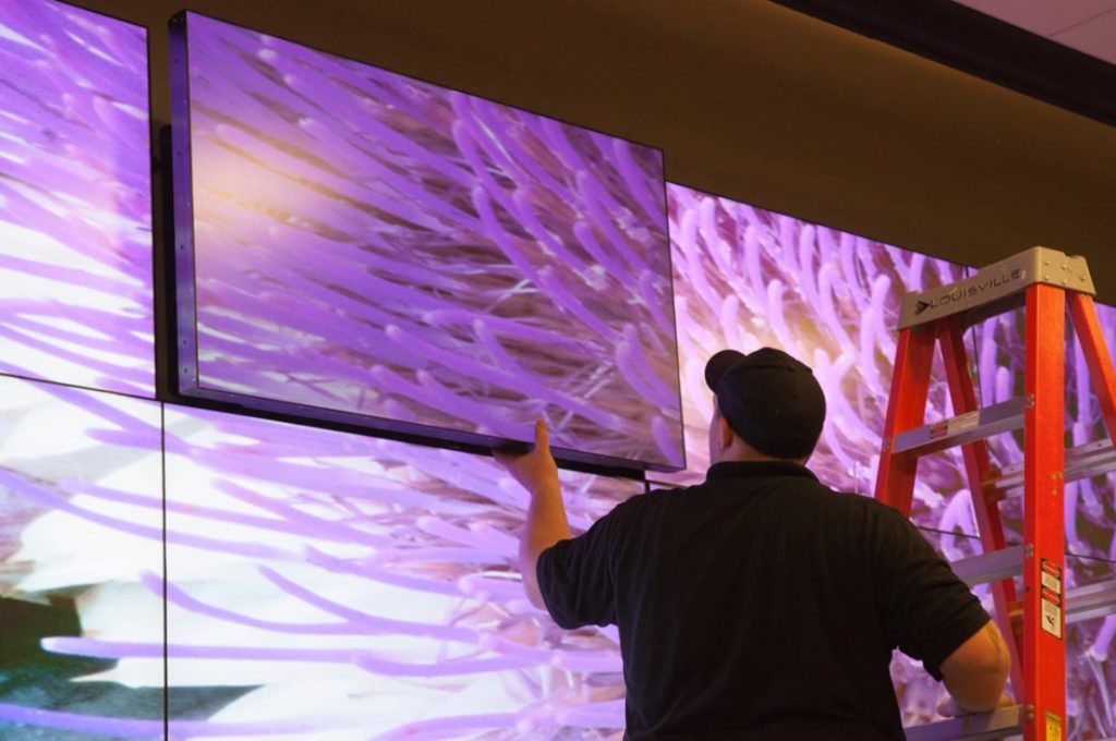 como implementar video wall